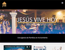 Tablet Screenshot of jesusvivehoy.com
